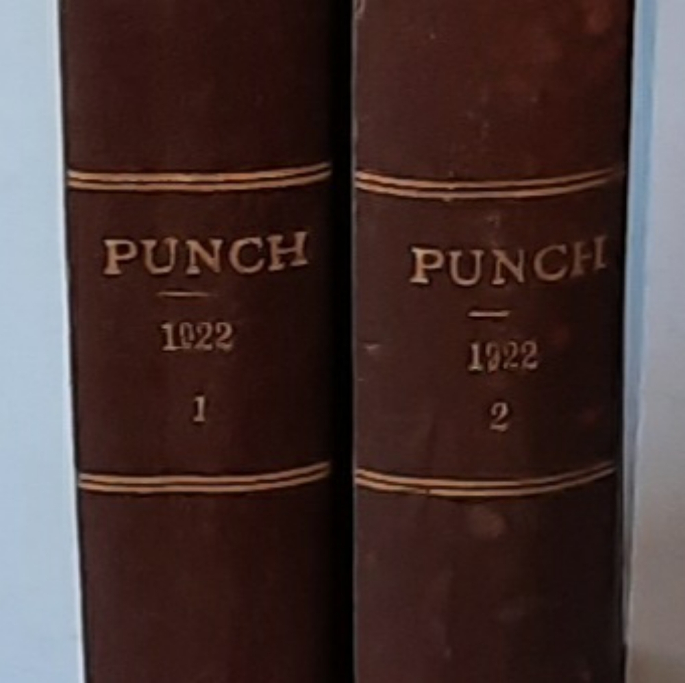 1922 Punch or The London Charivari Set
